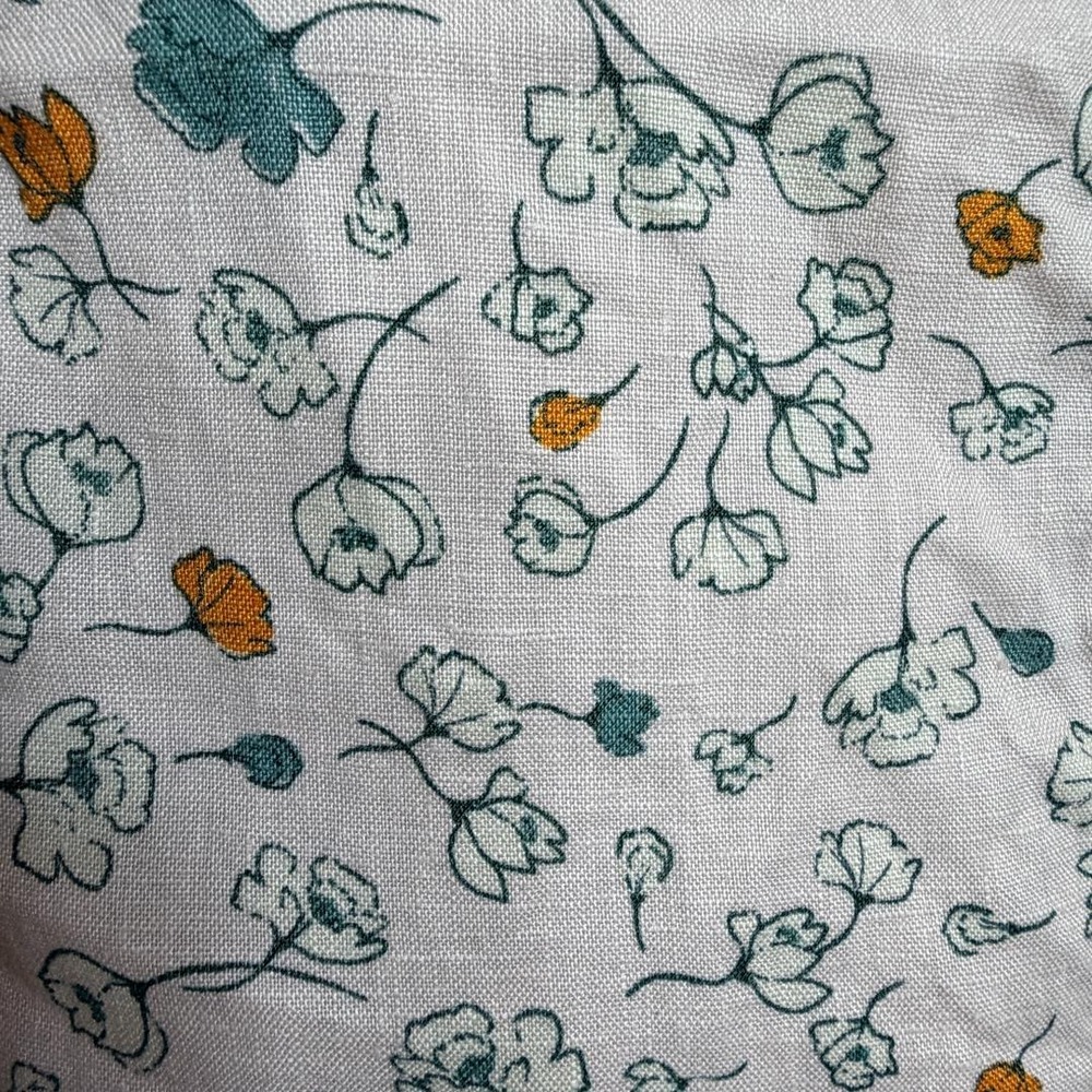 Cynthia Rowley Womens Floral Shift Dress with Pockets 100% Linen - Picture 5 of 9
